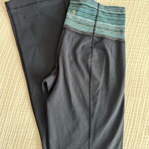 Lululemon Groove Pant III Flair Inkwell Space Dye Twist Naval Blue Peacock XS